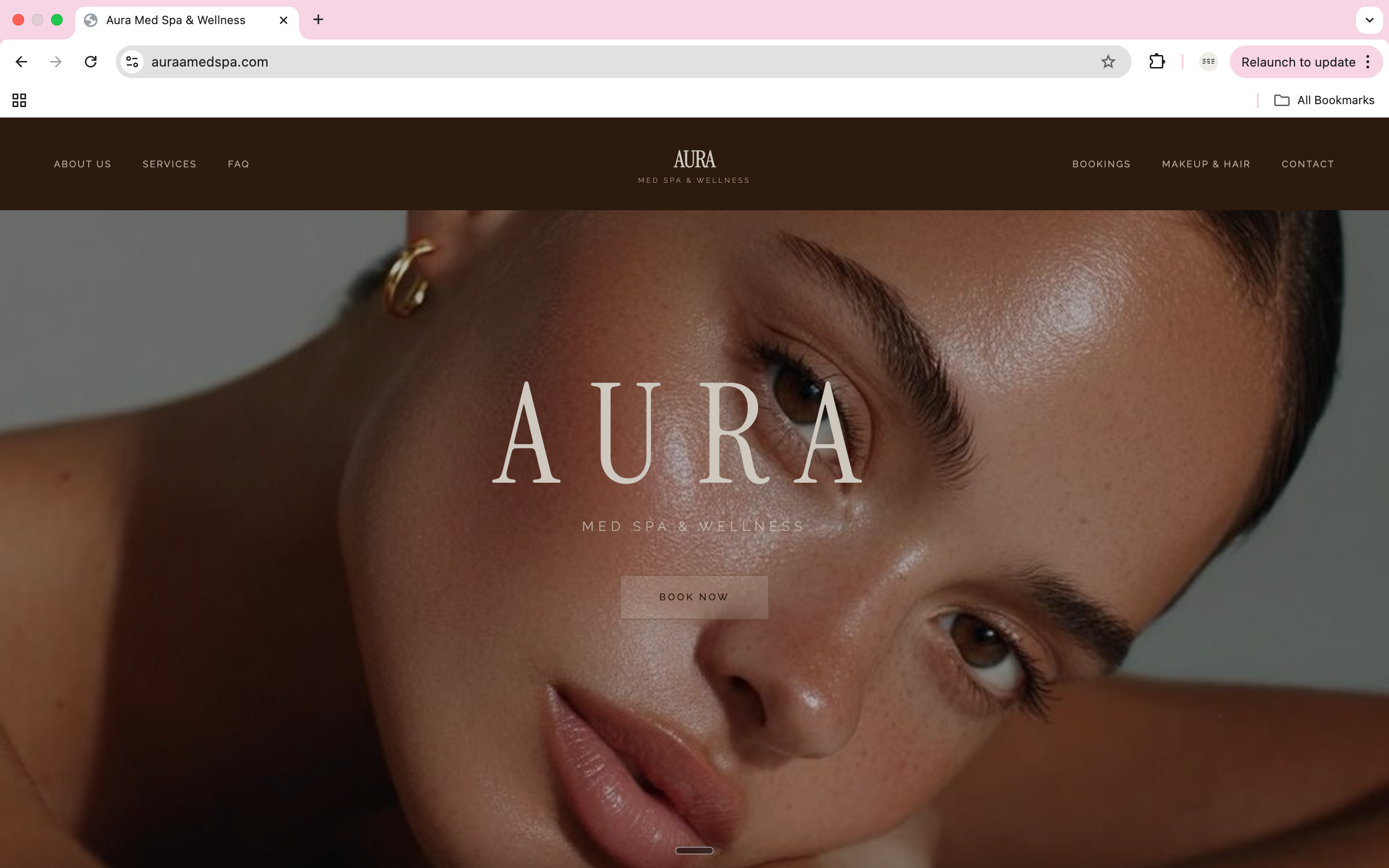 Aura Med Spa — Website